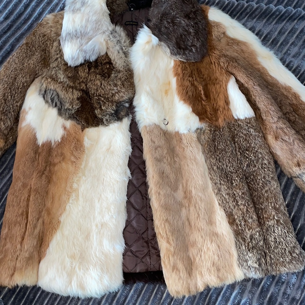 Comfy fur coat..